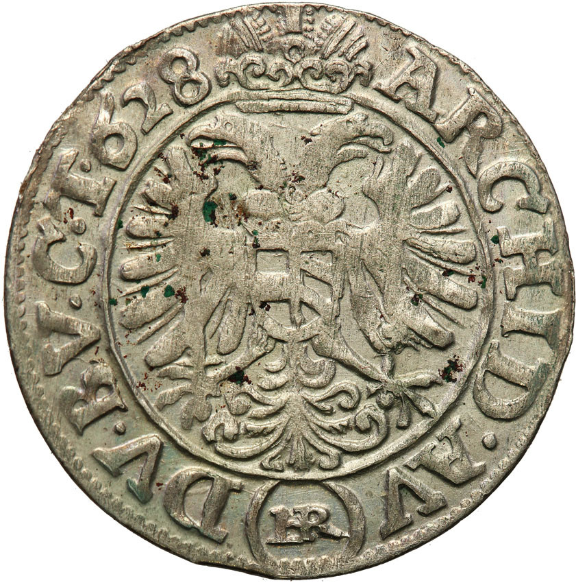 Śląsk. Ferdynand II (1619-1637). 3 krajcary 1628 HR, Wrocław